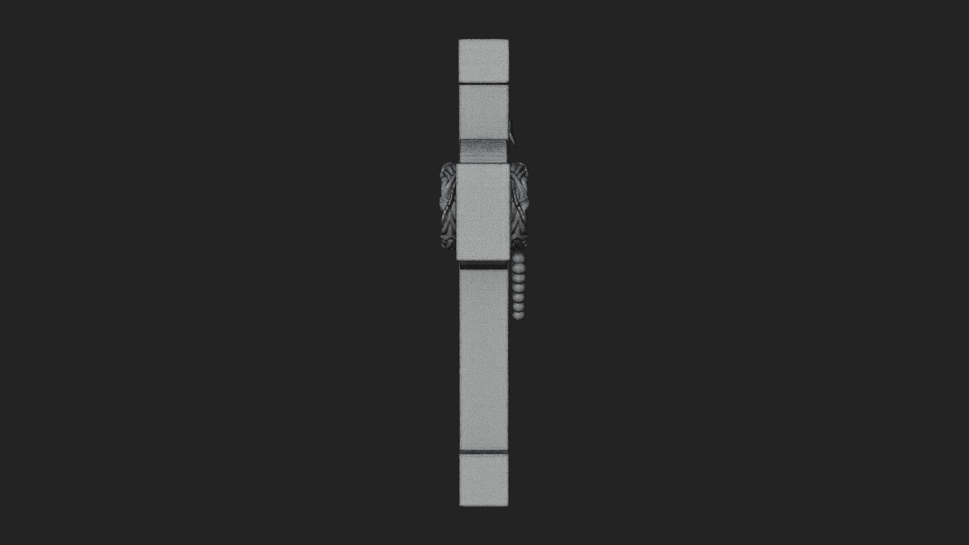 Carved Relief Wall Cross Design 529 3D Print Model 3D Model