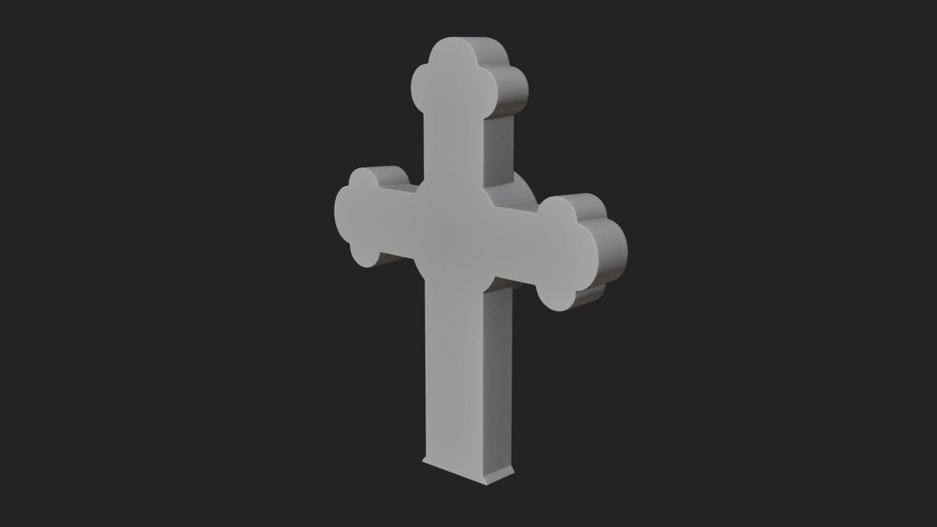 Carved Relief Wall Cross Design 53 3D Print Model 3D Model