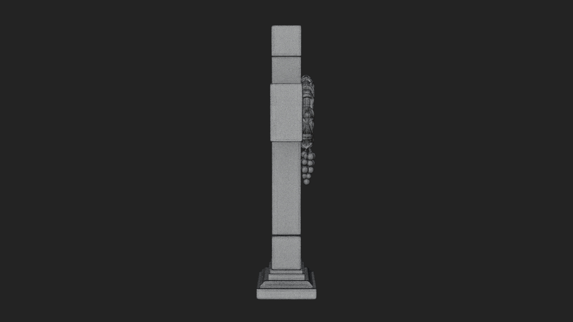 Carved Relief Wall Cross Design 530 3D Print Model 3D Model