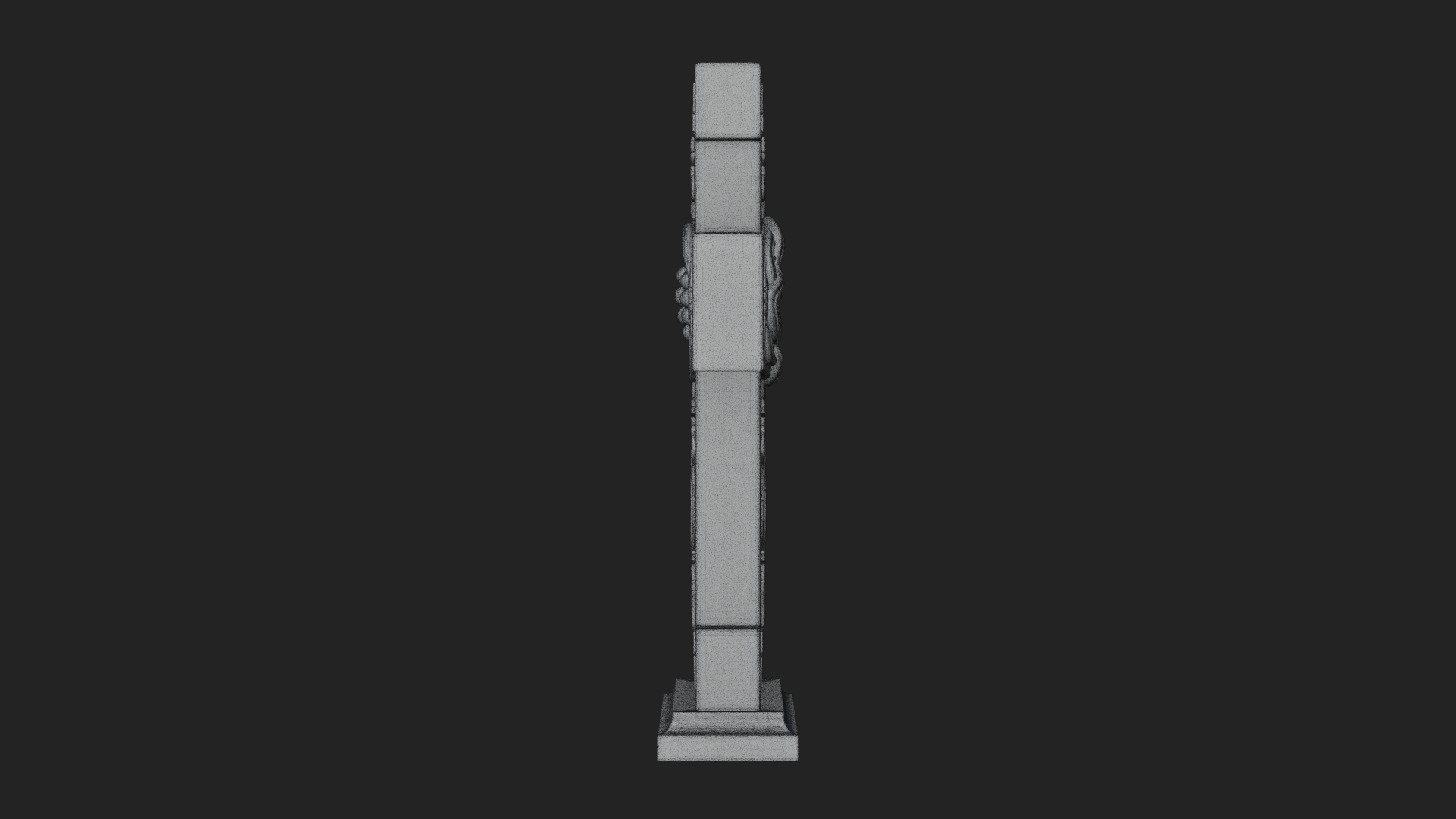 Carved Relief Wall Cross Design 531 3D Print Model 3D Model