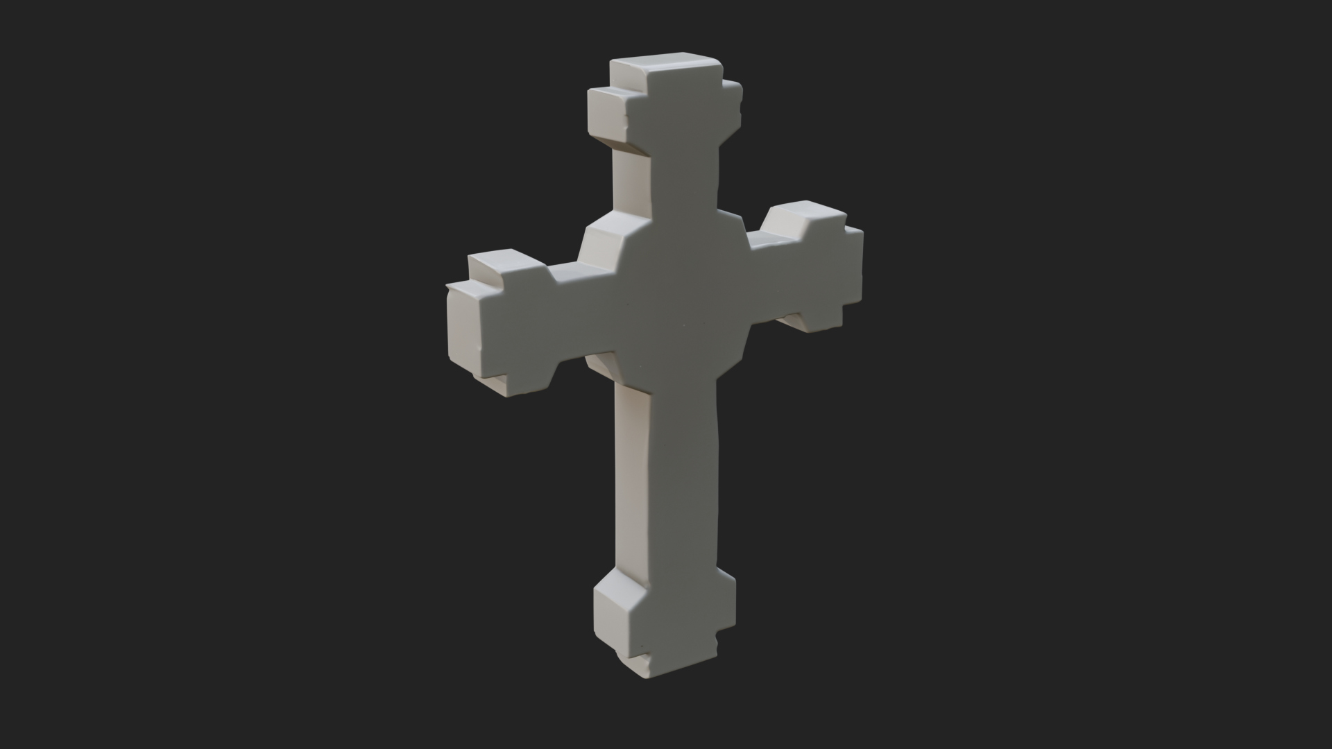 Carved Relief Wall Cross Design 532 3D Print Model 3D Model