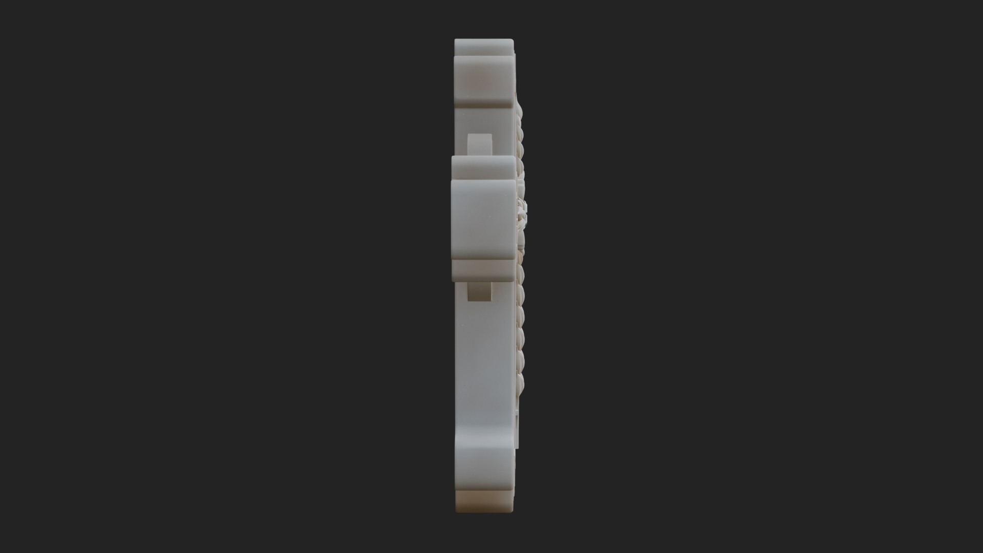Carved Relief Wall Cross Design 533 3D Print Model 3D Model
