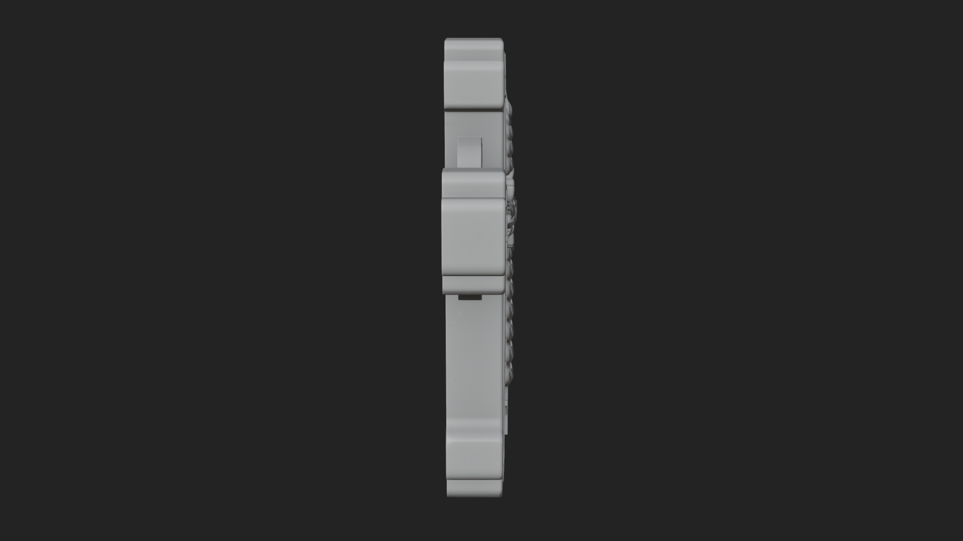 Carved Relief Wall Cross Design 533 3D Print Model 3D Model