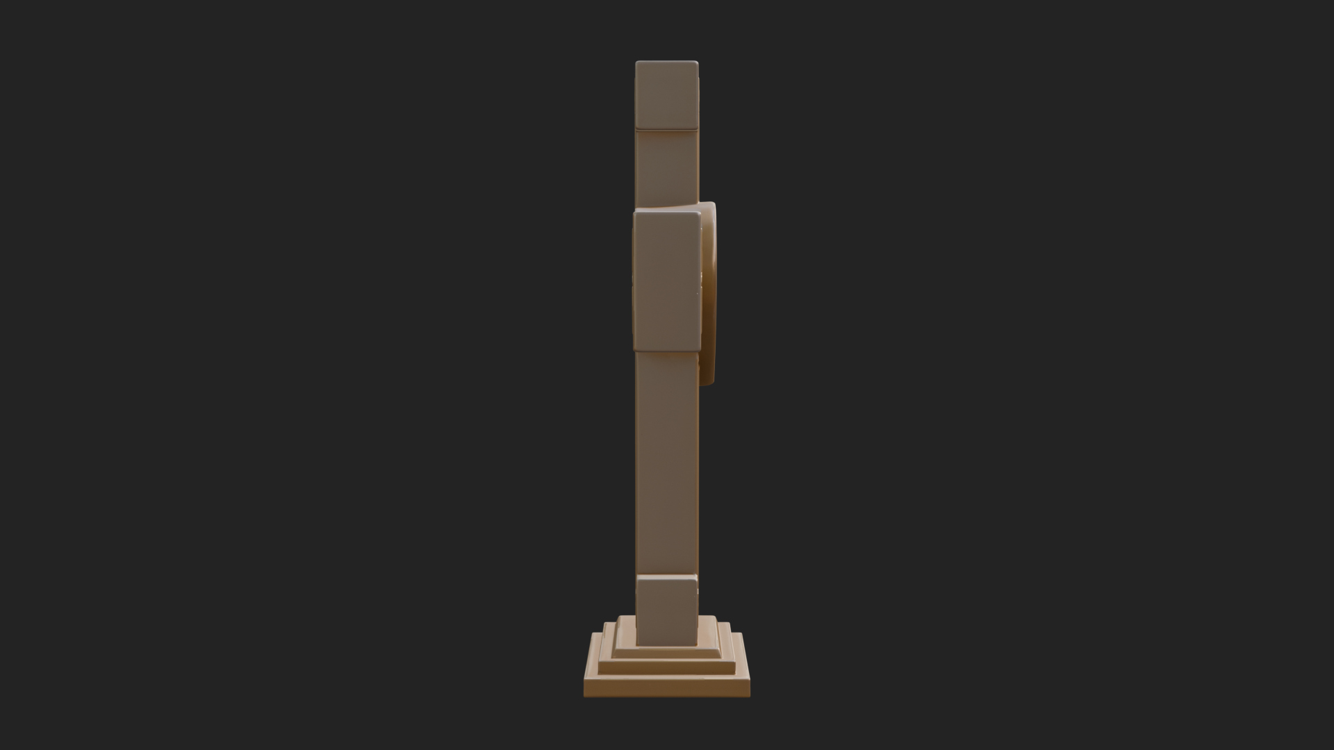 Carved Relief Wall Cross Design 534 3D Print Model 3D Model