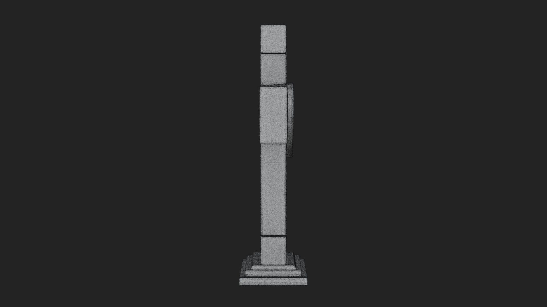 Carved Relief Wall Cross Design 534 3D Print Model 3D Model