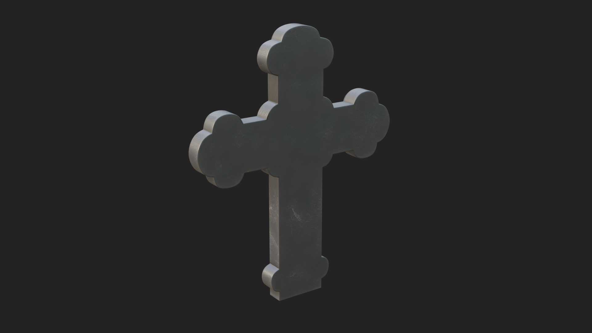 Carved Relief Wall Cross Design 538 3D Print Model 3D Model