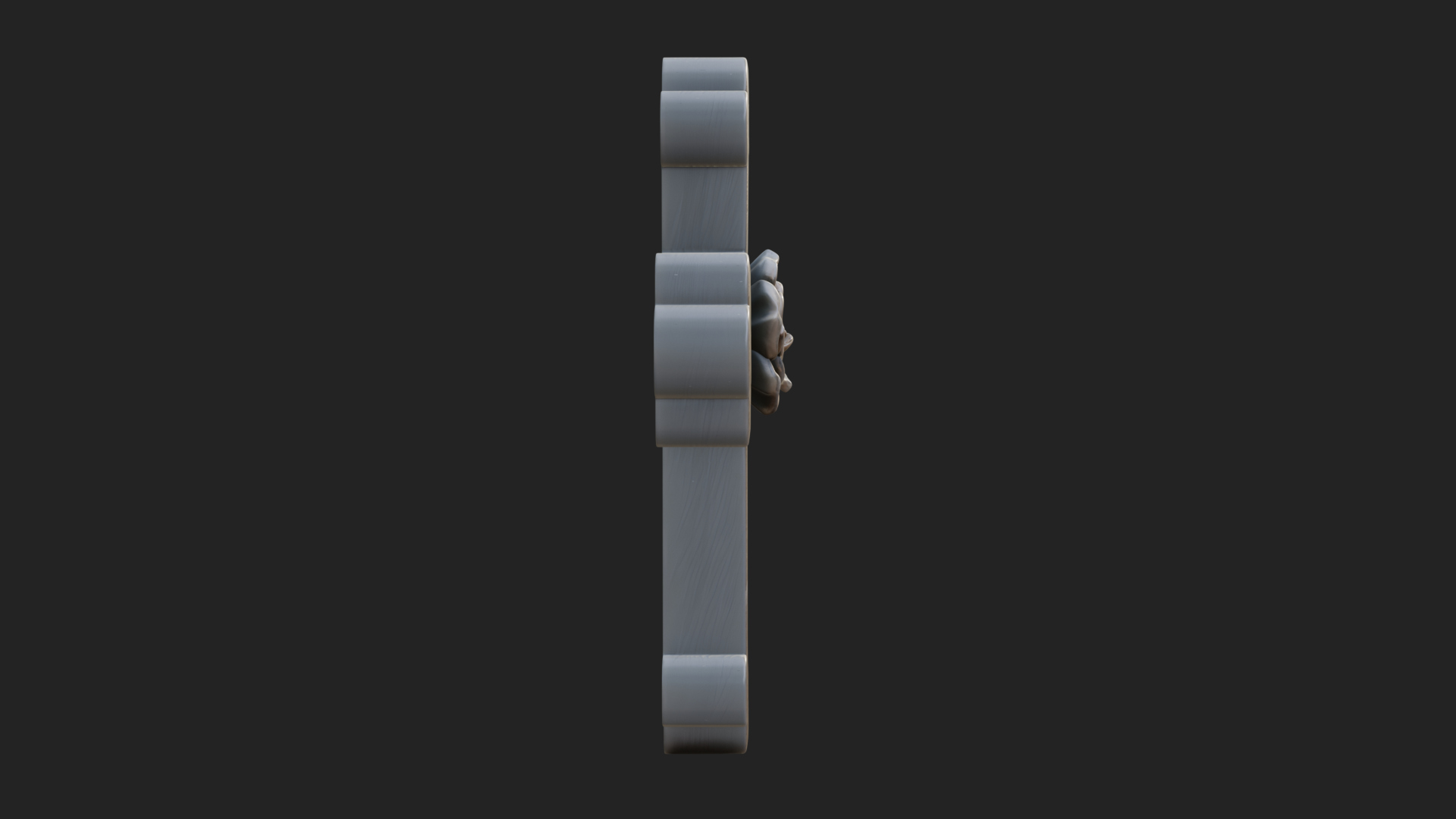 Carved Relief Wall Cross Design 540 3D Print Model 3D Model