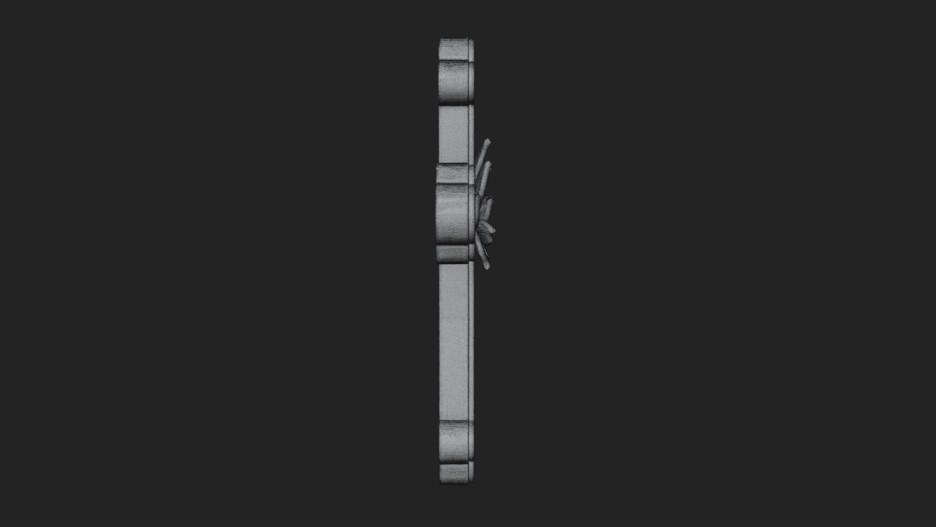Carved Relief Wall Cross Design 544 3D Print Model 3D Model