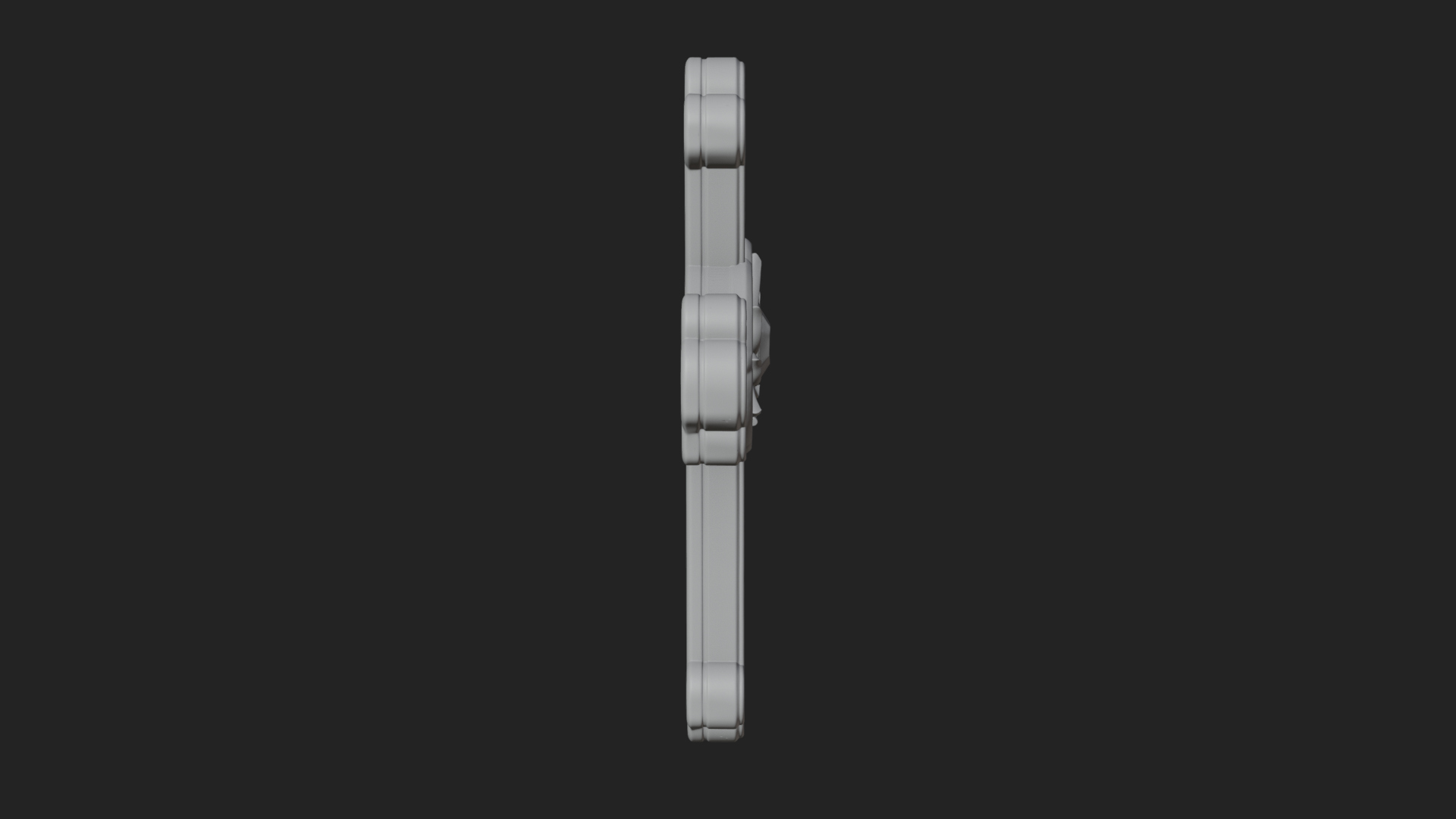 Carved Relief Wall Cross Design 545 3D Print Model 3D Model