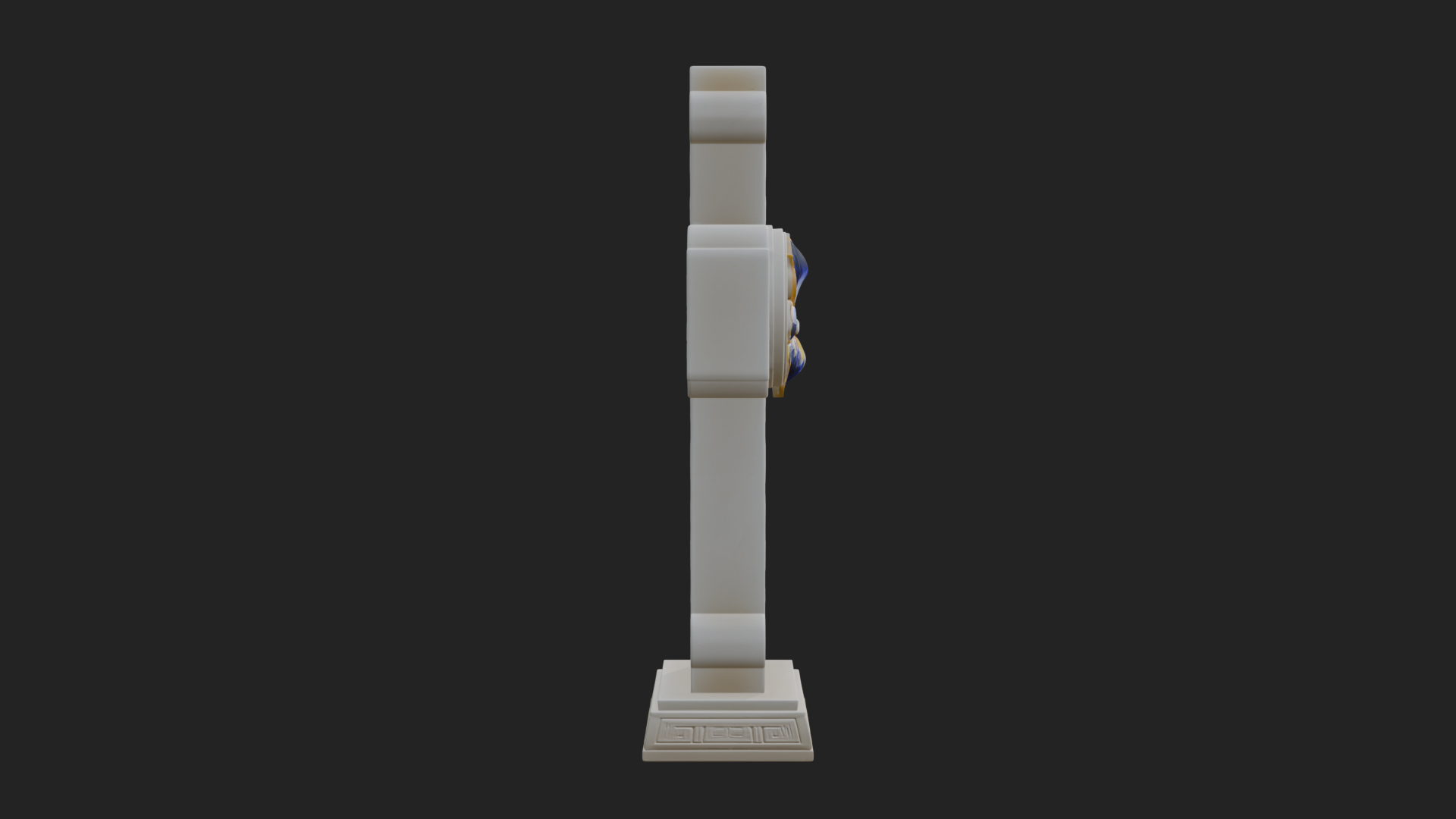 Carved Relief Wall Cross Design 546 3D Print Model 3D Model