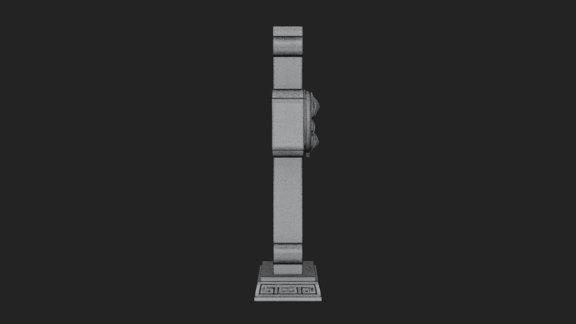 Carved Relief Wall Cross Design 546 3D Print Model 3D Model