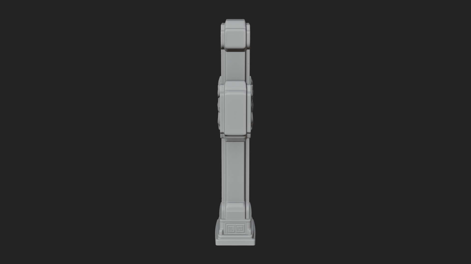 Carved Relief Wall Cross Design 547 3D Print Model 3D Model