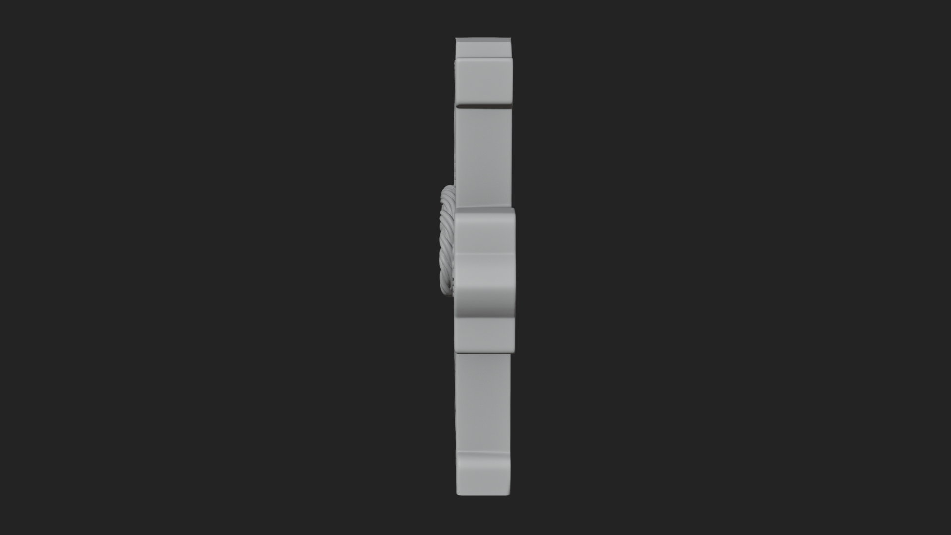 Carved Relief Wall Cross Design 550 3D Print Model 3D Model