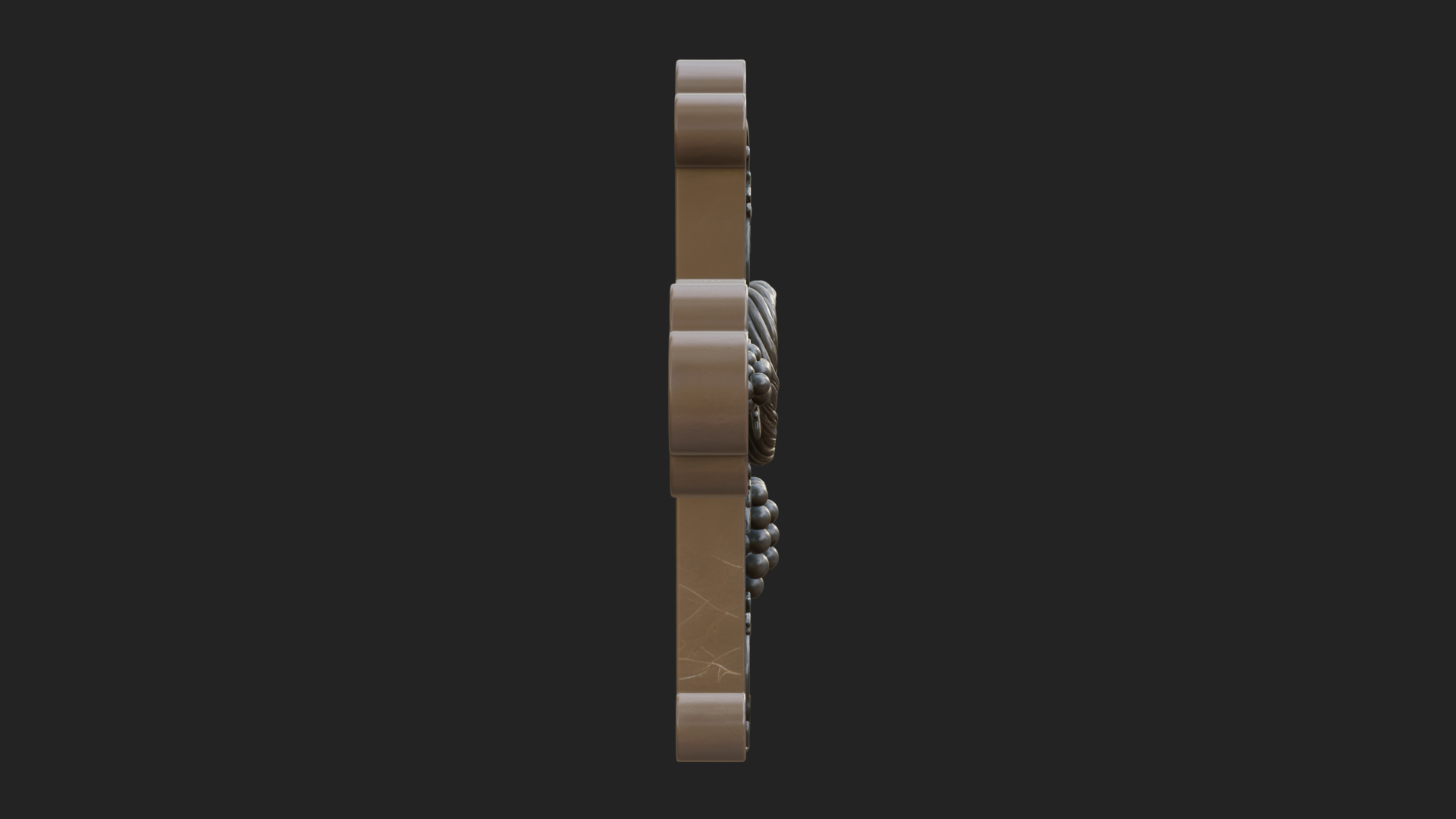 Carved Relief Wall Cross Design 551 3D Print Model 3D Model