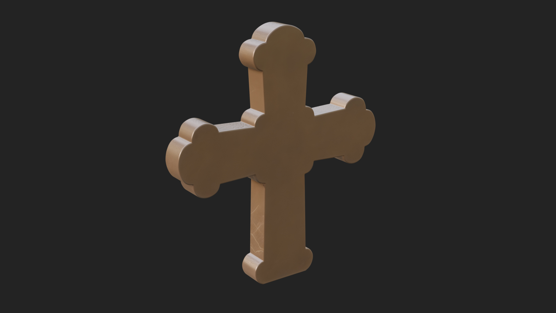 Carved Relief Wall Cross Design 551 3D Print Model 3D Model