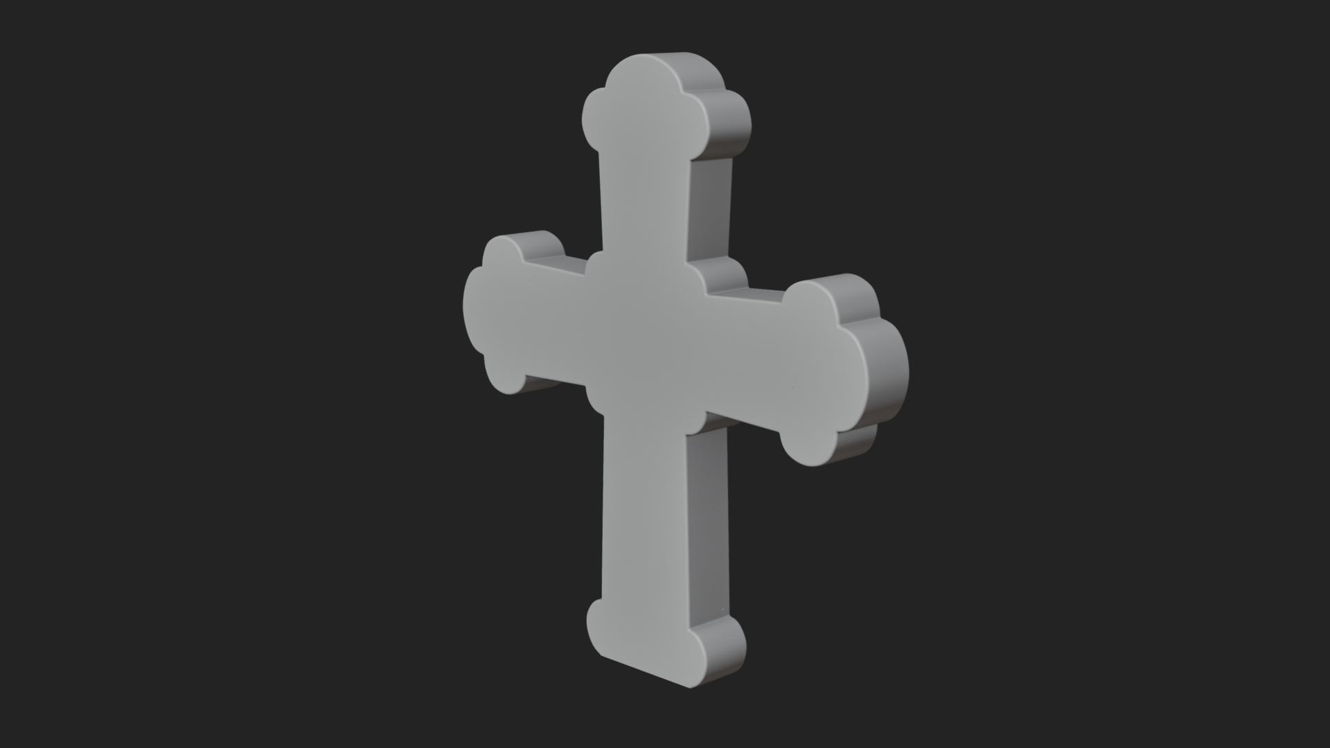 Carved Relief Wall Cross Design 551 3D Print Model 3D Model