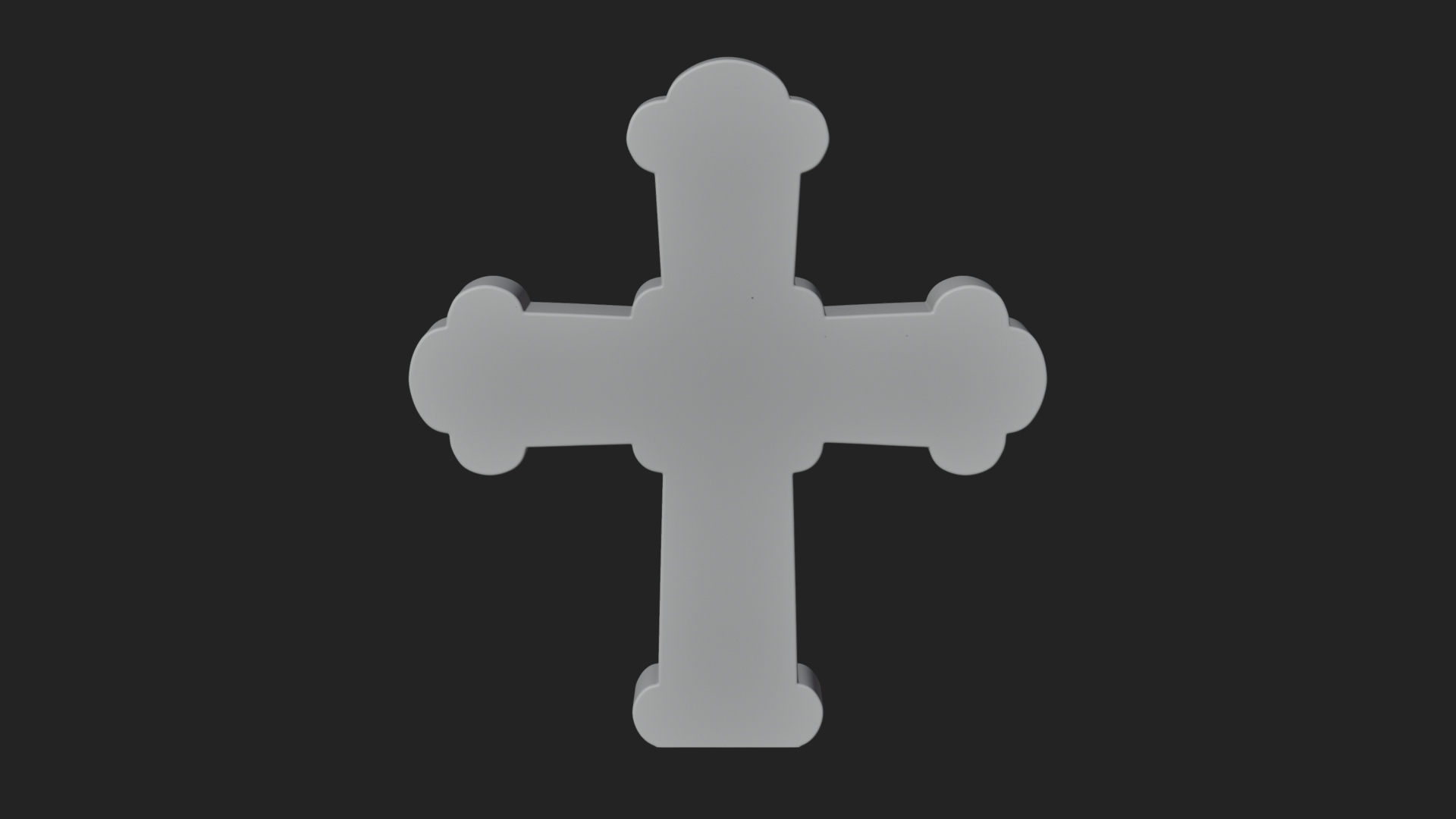 Carved Relief Wall Cross Design 551 3D Print Model 3D Model