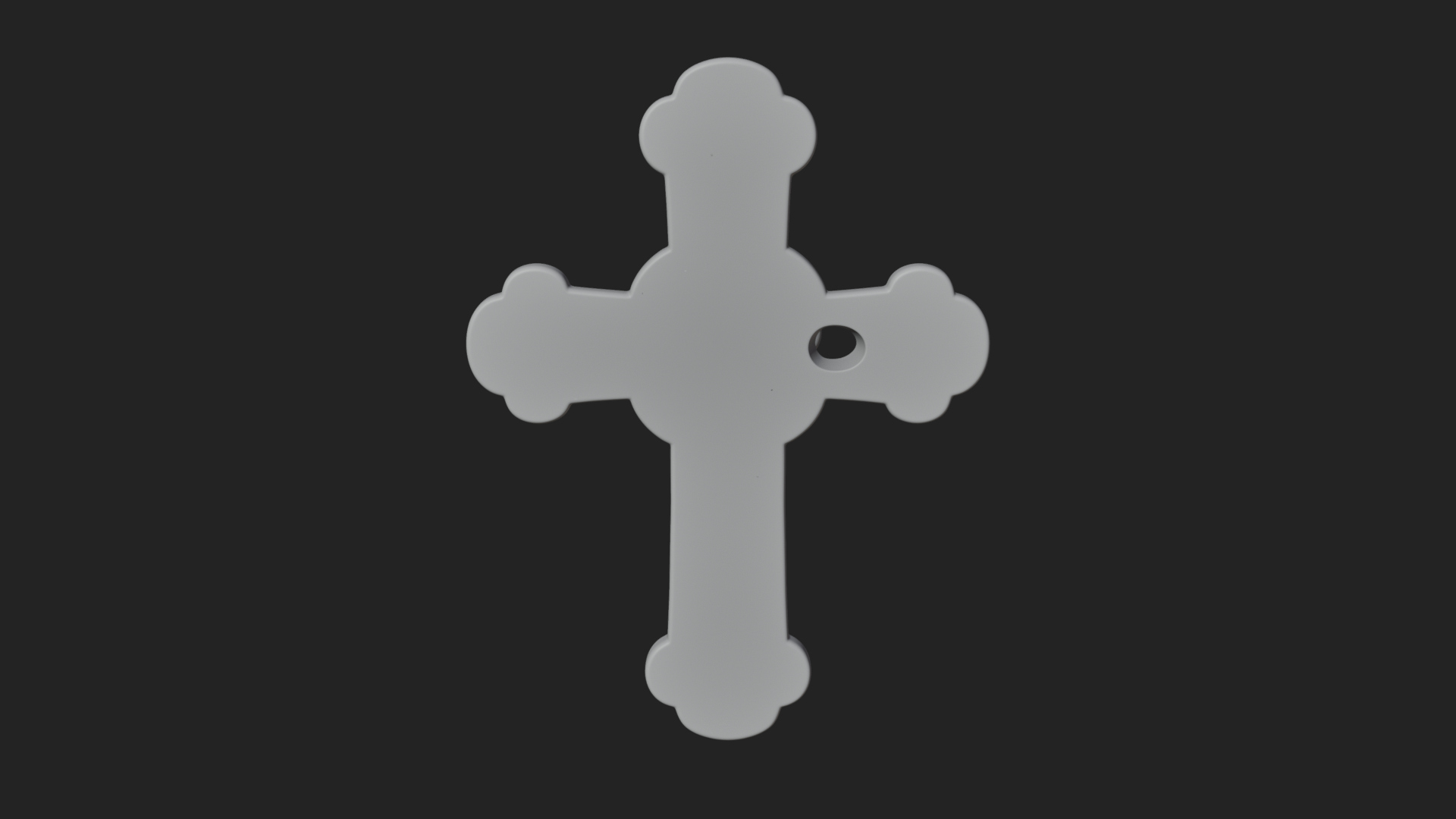 Carved Relief Wall Cross Design 555 3D Print Model 3D Model