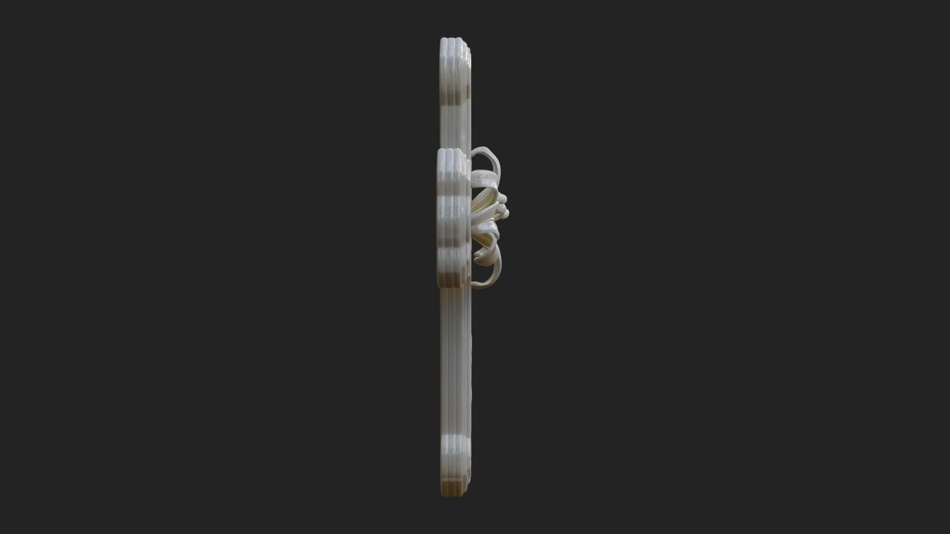 Carved Relief Wall Cross Design 558 3D Print Model 3D Model