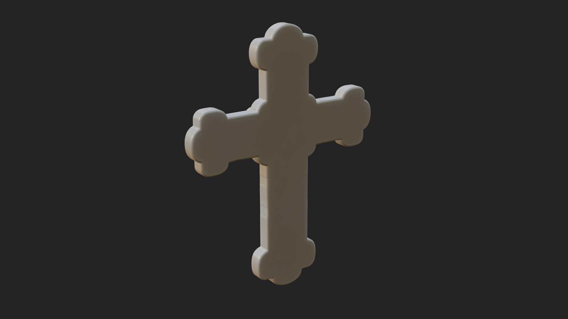 Carved Relief Wall Cross Design 559 3D Print Model 3D Model