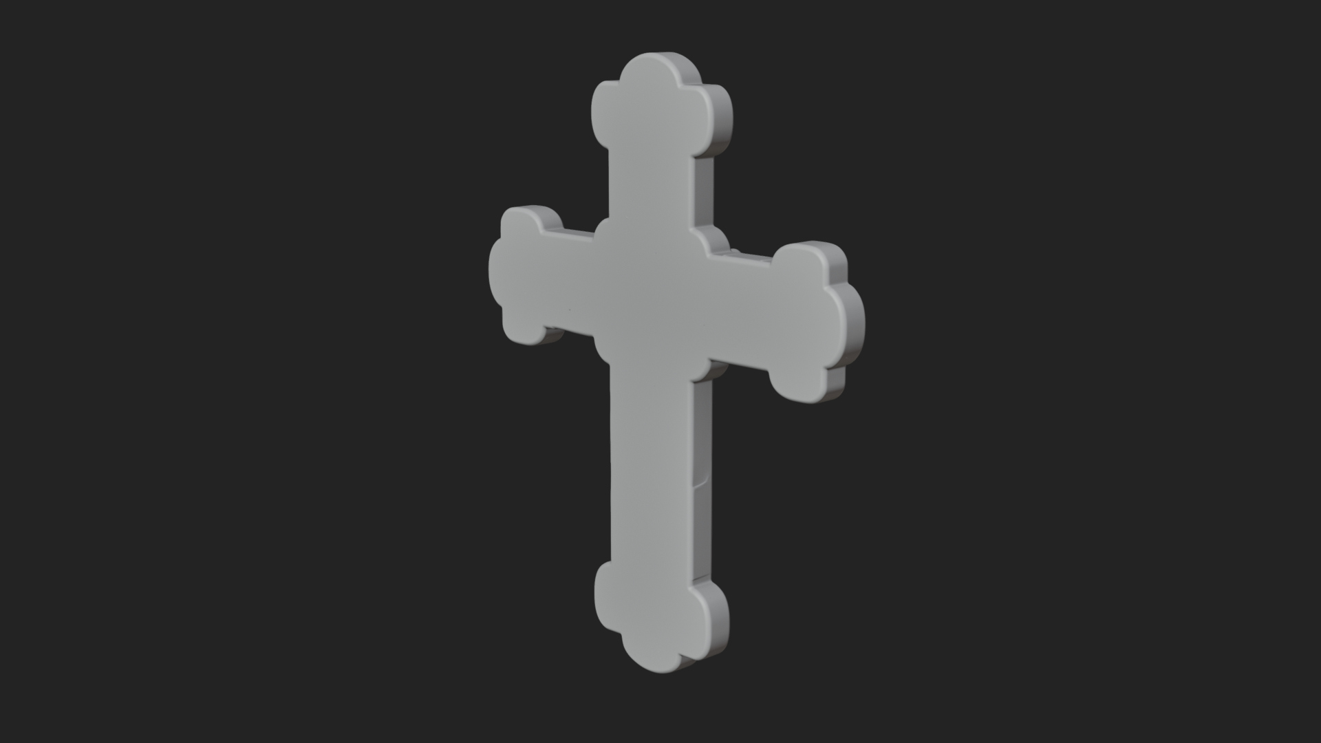 Carved Relief Wall Cross Design 559 3D Print Model 3D Model
