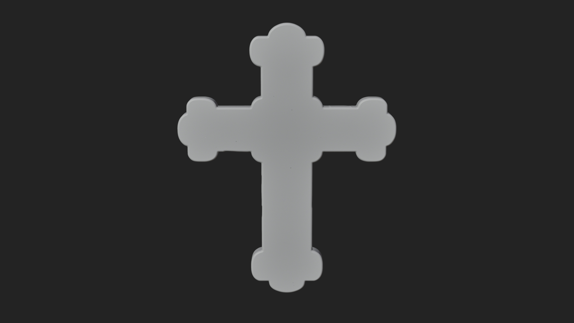 Carved Relief Wall Cross Design 559 3D Print Model 3D Model