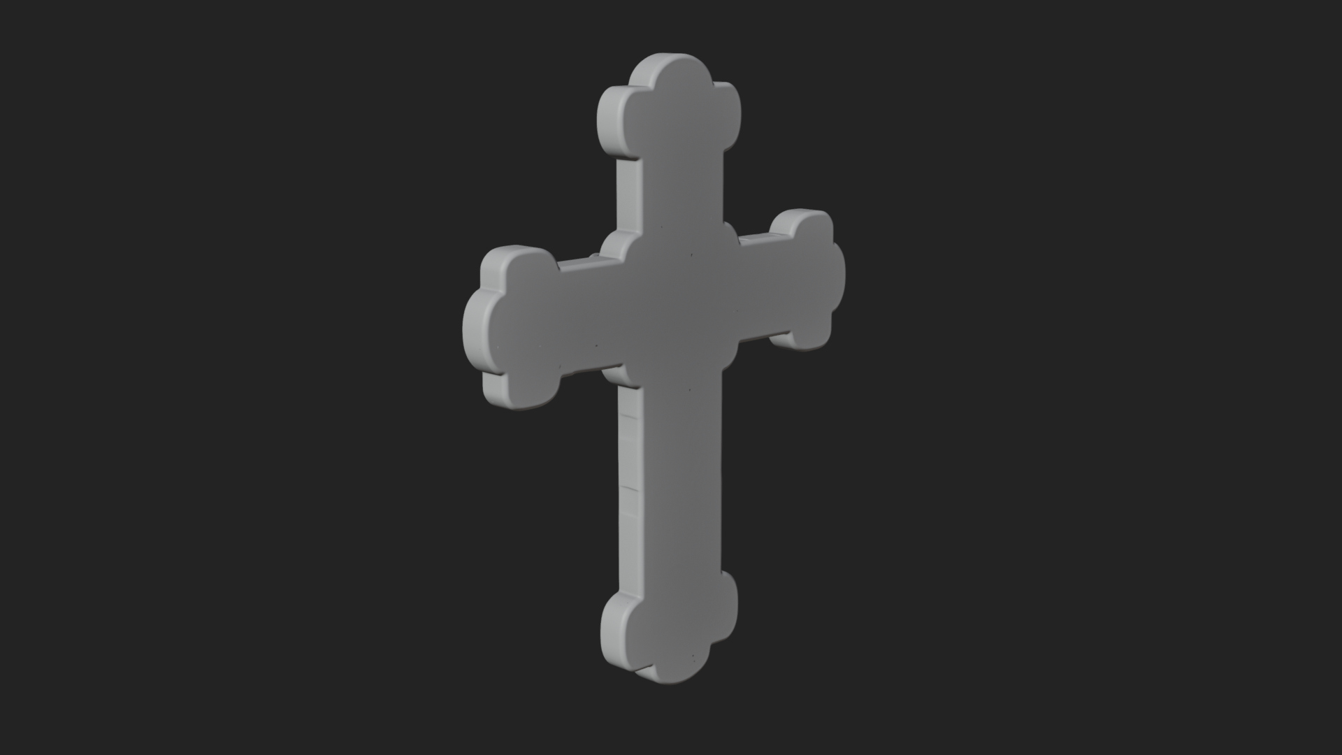 Carved Relief Wall Cross Design 559 3D Print Model 3D Model