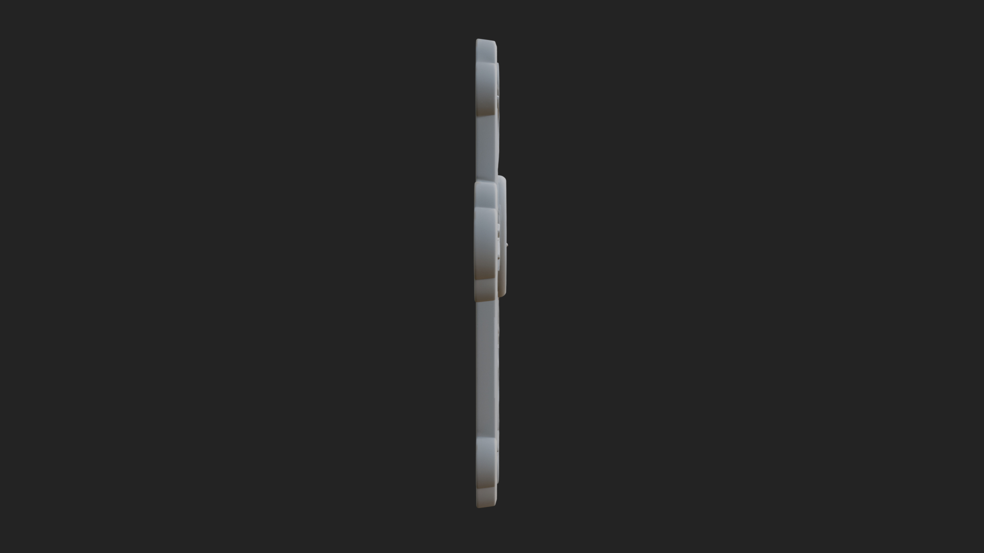 Carved Relief Wall Cross Design 56 3D Print Model 3D Model