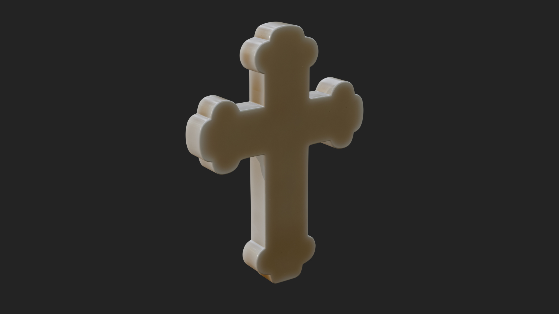 Carved Relief Wall Cross Design 560 3D Print Model 3D Model