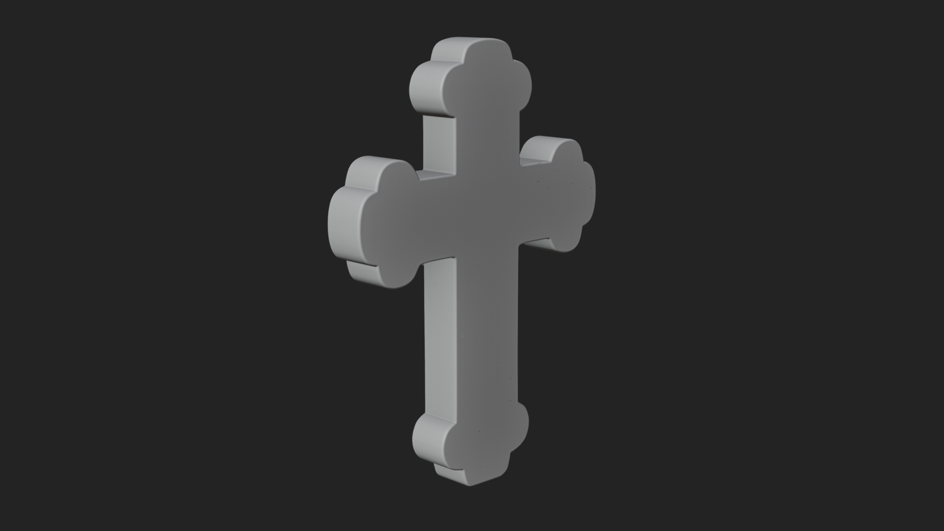 Carved Relief Wall Cross Design 560 3D Print Model 3D Model