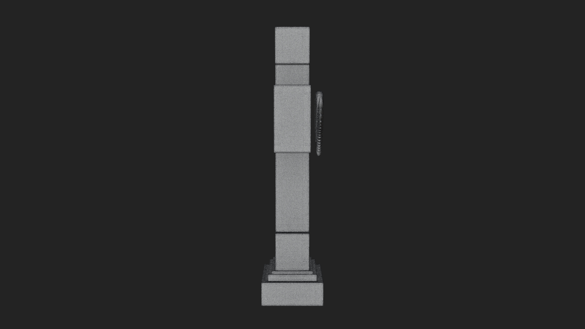Carved Relief Wall Cross Design 564 3D Print Model 3D Model