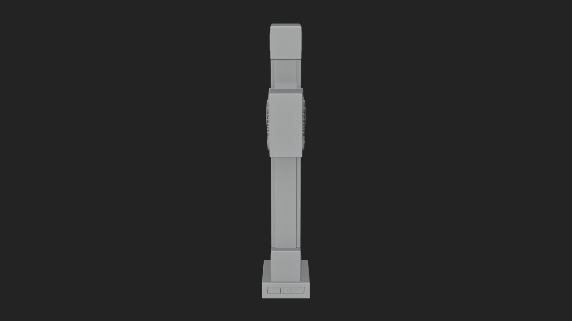 Carved Relief Wall Cross Design 565 3D Print Model 3D Model