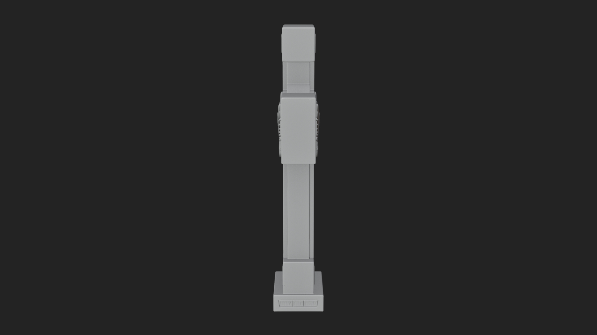 Carved Relief Wall Cross Design 565 3D Print Model 3D Model