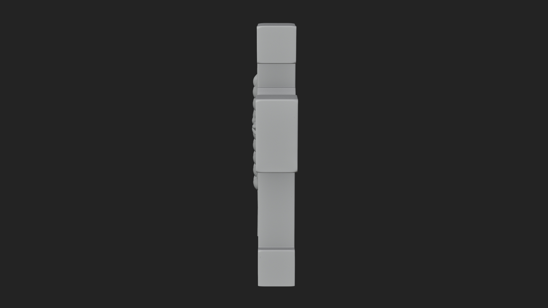 Carved Relief Wall Cross Design 566 3D Print Model 3D Model