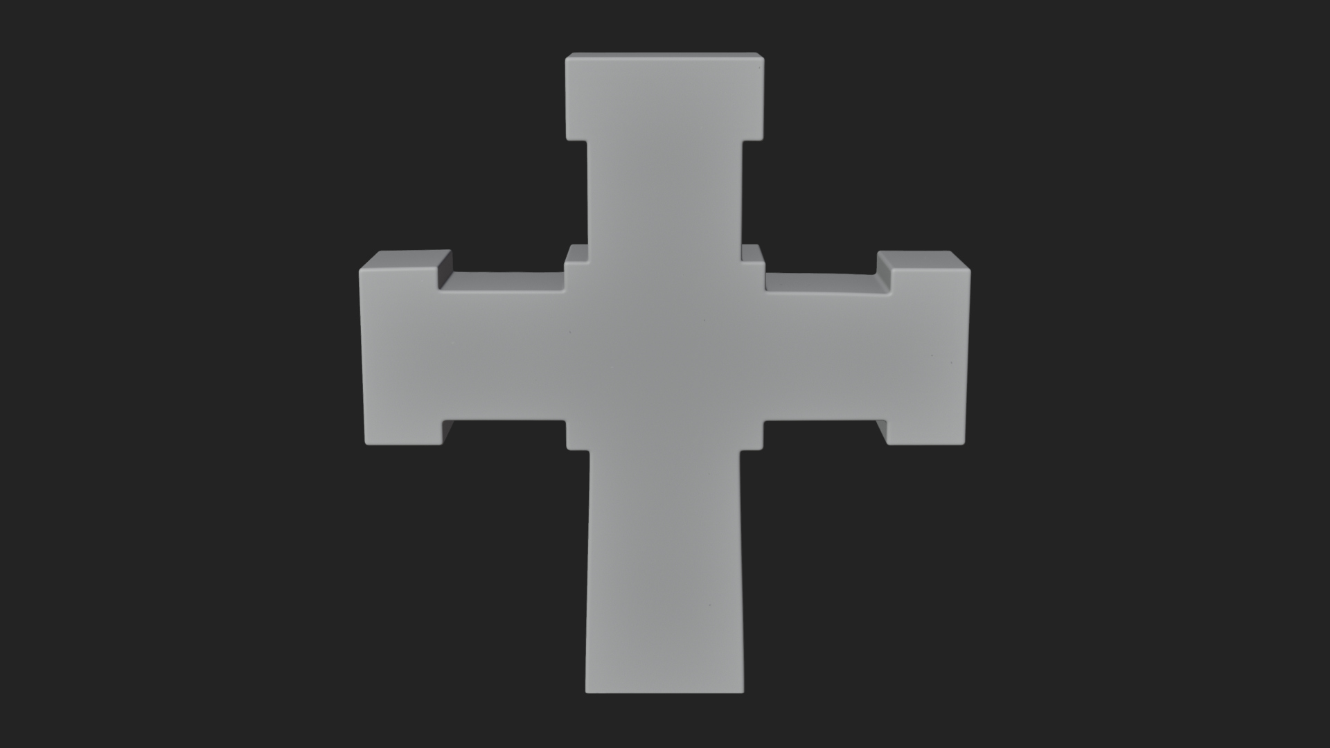 Carved Relief Wall Cross Design 568 3D Print Model 3D Model