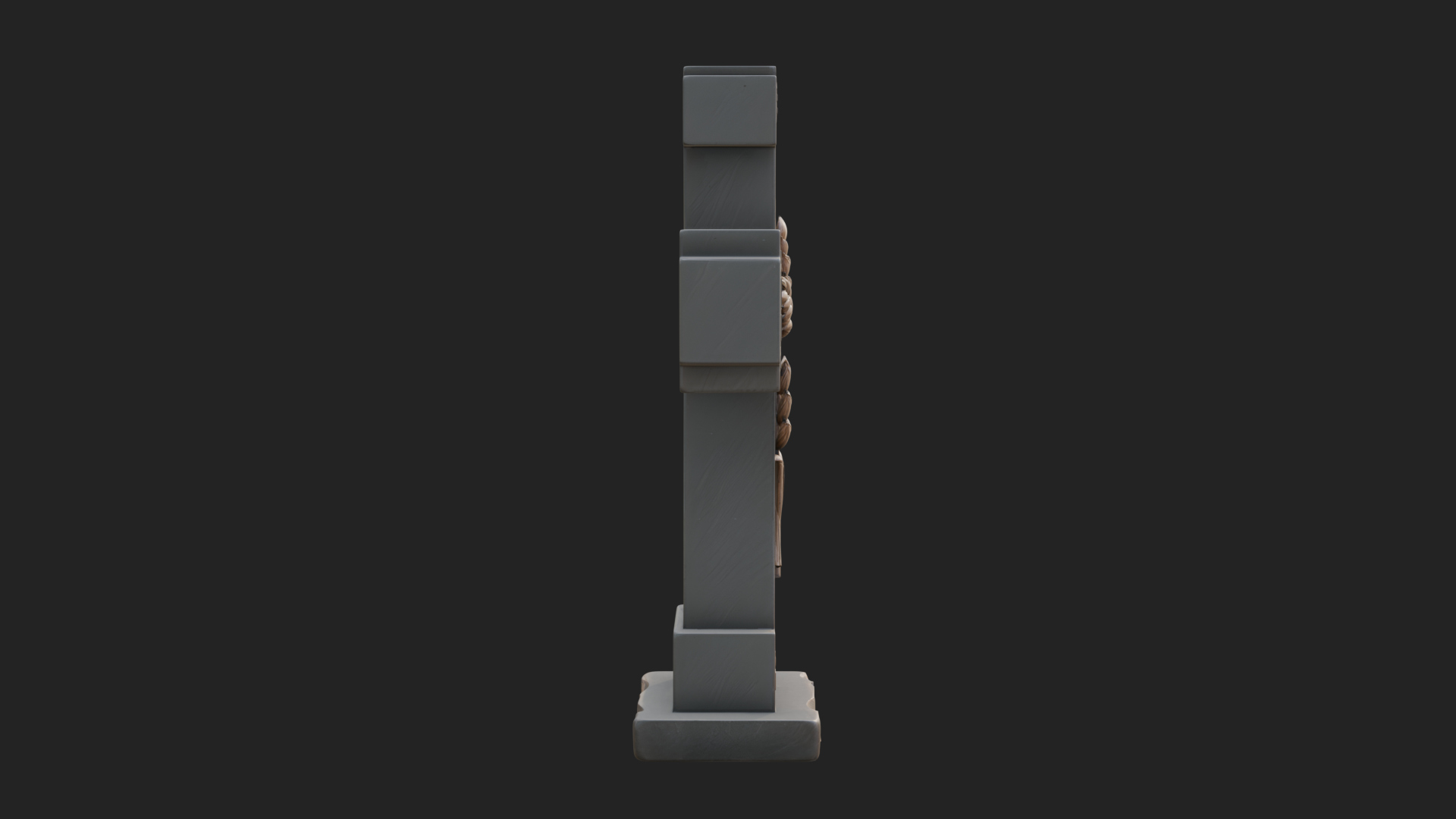 Carved Relief Wall Cross Design 569 3D Print Model 3D Model