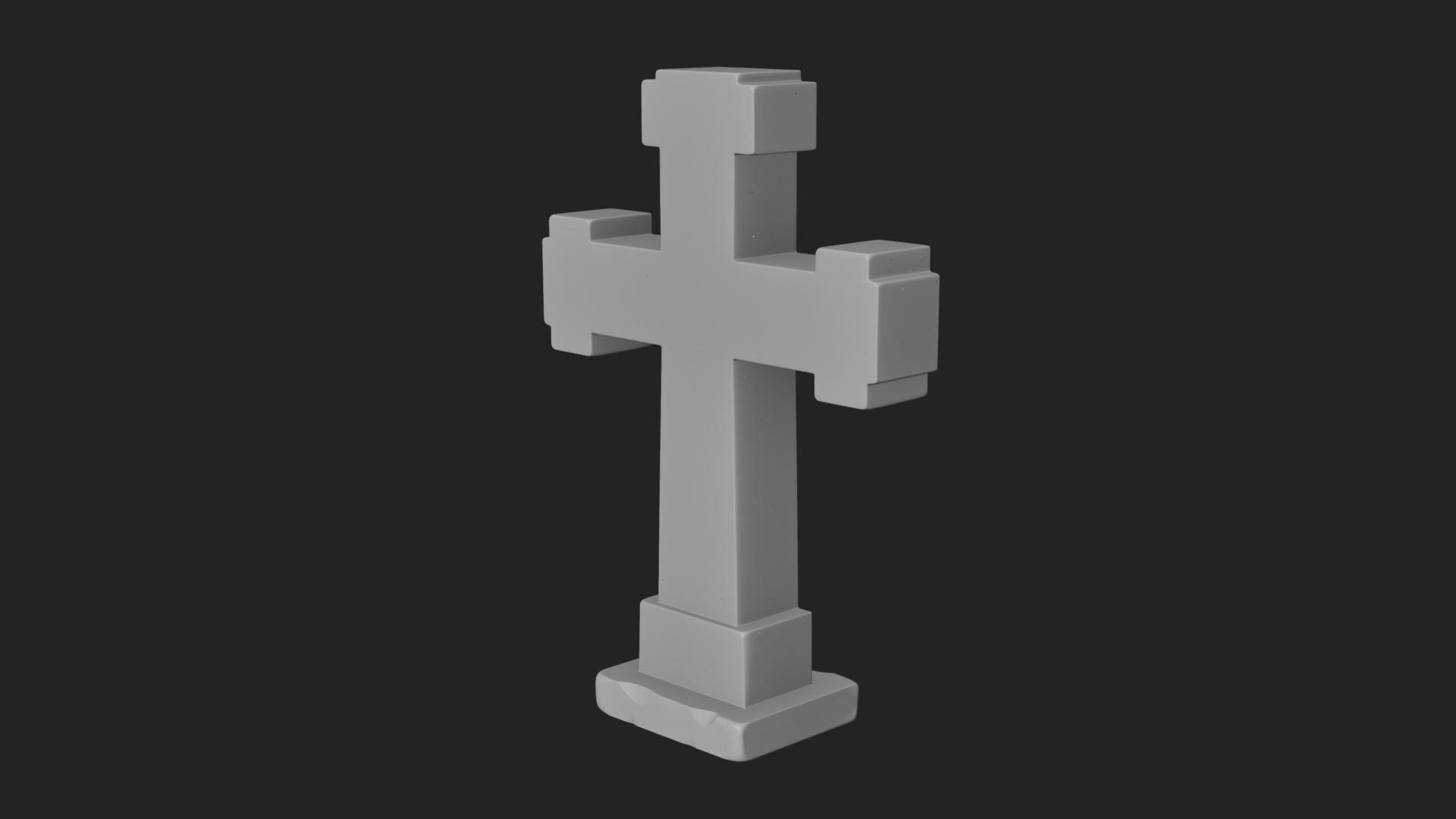Carved Relief Wall Cross Design 569 3D Print Model 3D Model