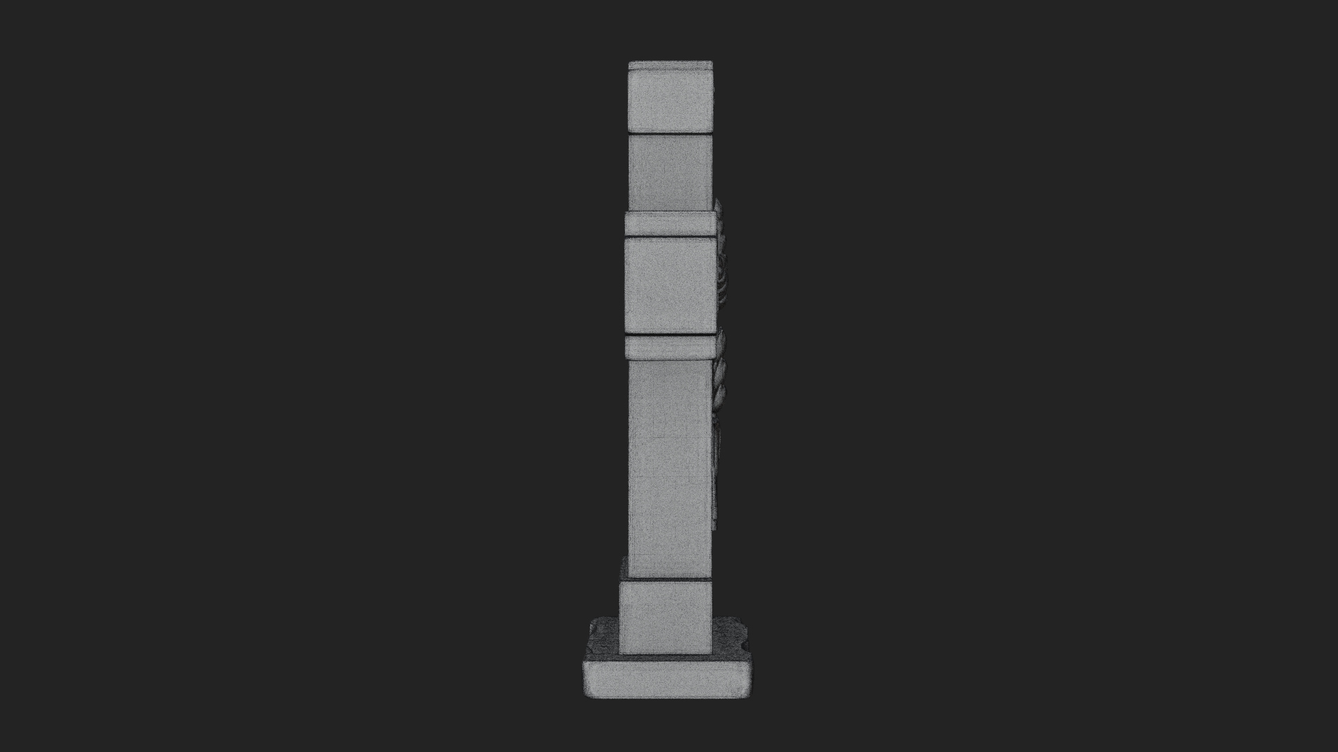 Carved Relief Wall Cross Design 569 3D Print Model 3D Model