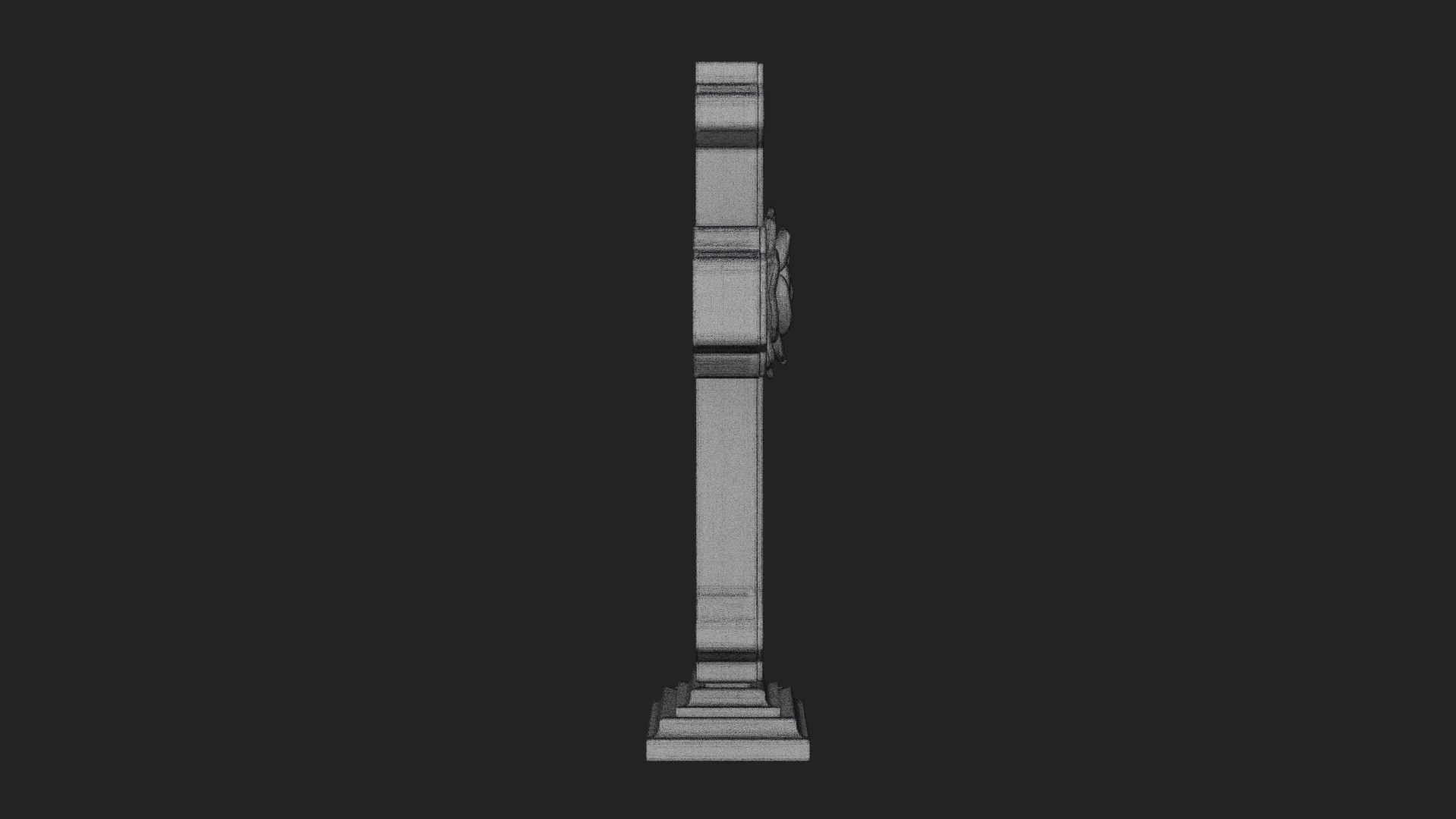 Carved Relief Wall Cross Design 572 3D Print Model 3D Model