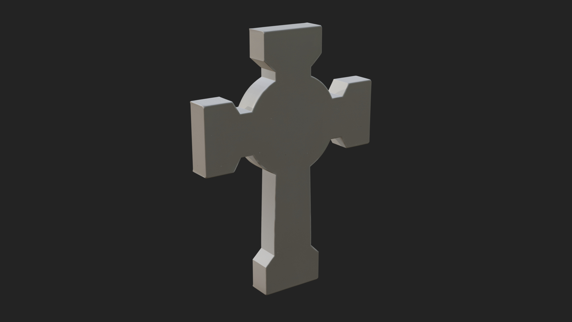Carved Relief Wall Cross Design 573 3D Print Model 3D Model