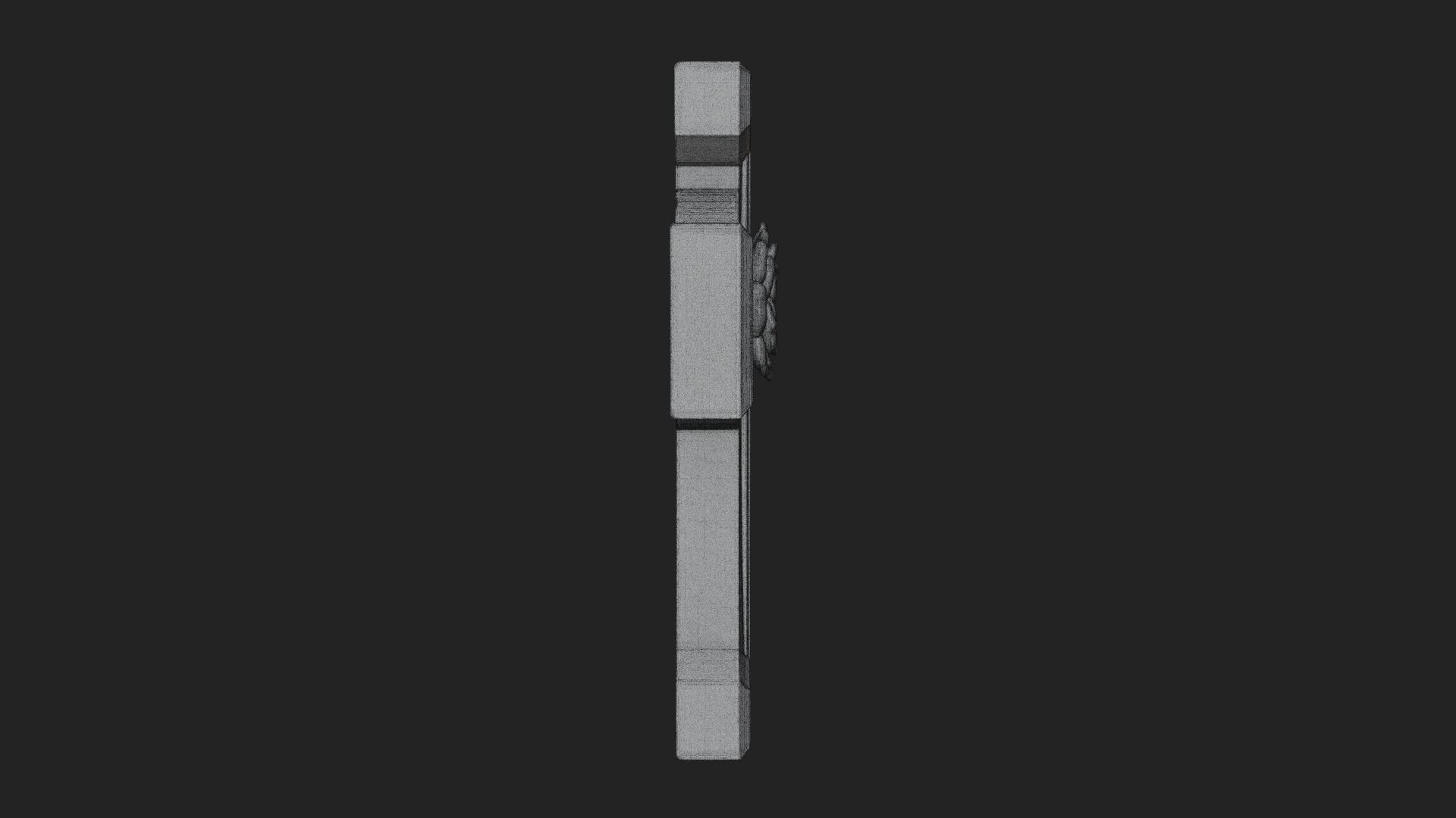 Carved Relief Wall Cross Design 573 3D Print Model 3D Model
