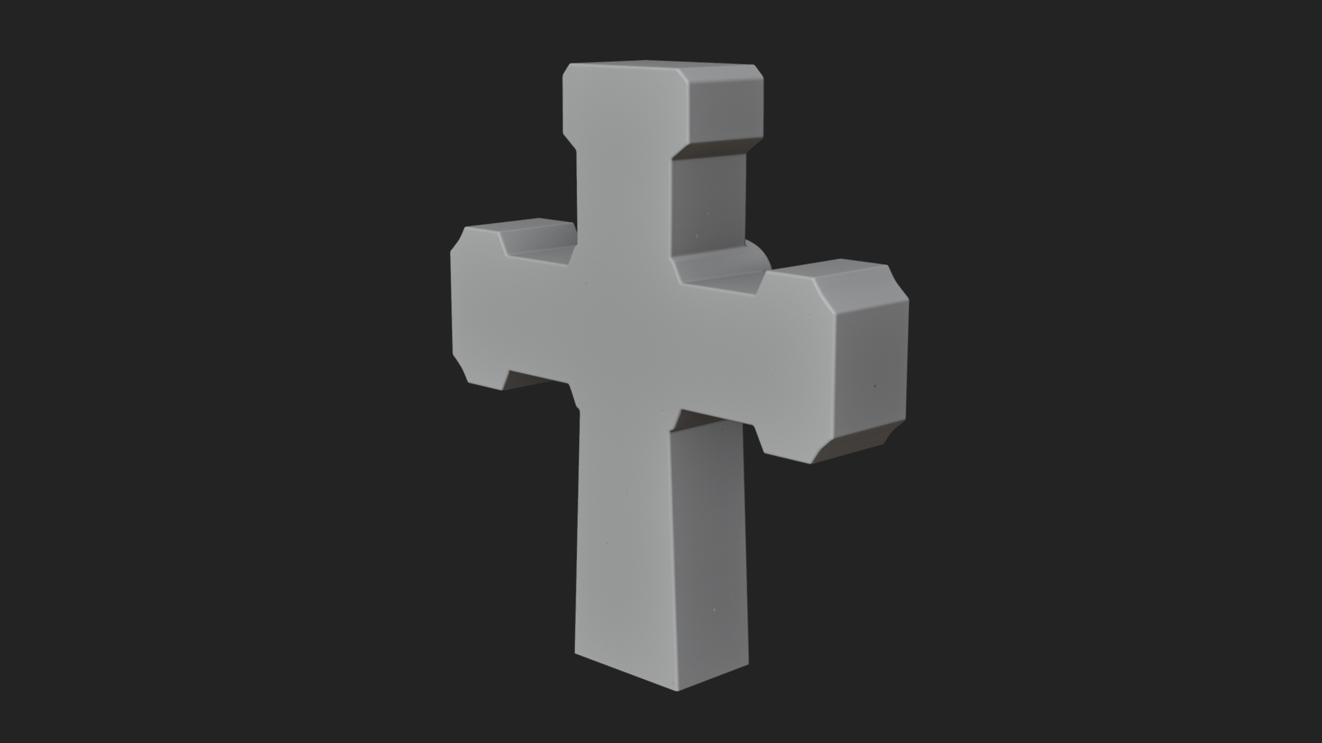 Carved Relief Wall Cross Design 574 3D Print Model 3D Model