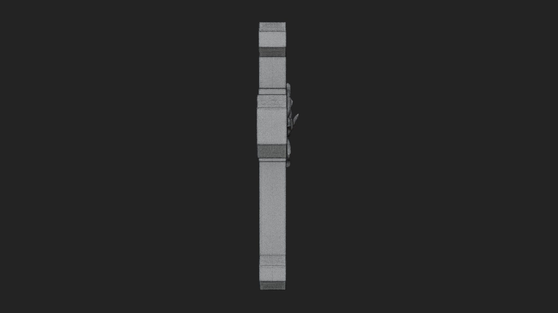 Carved Relief Wall Cross Design 576 3D Print Model 3D Model
