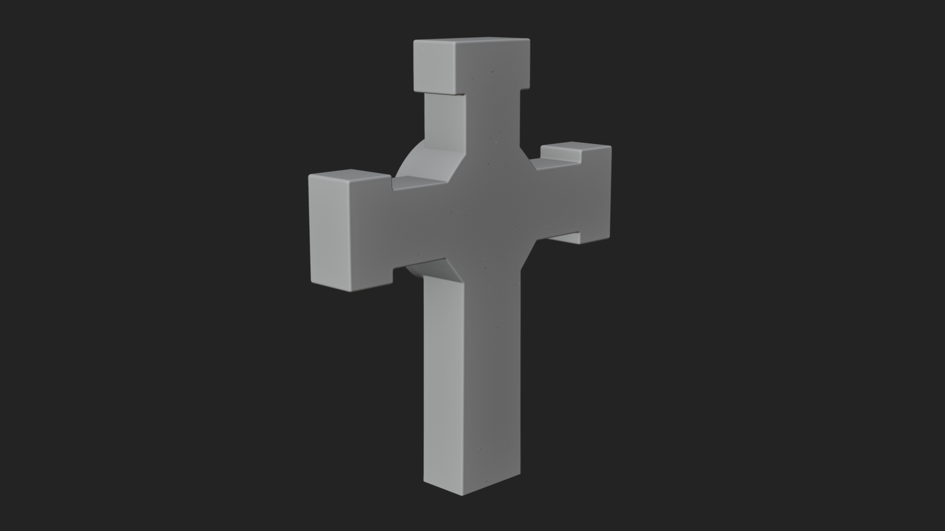 Carved Relief Wall Cross Design 577 3D Print Model 3D Model