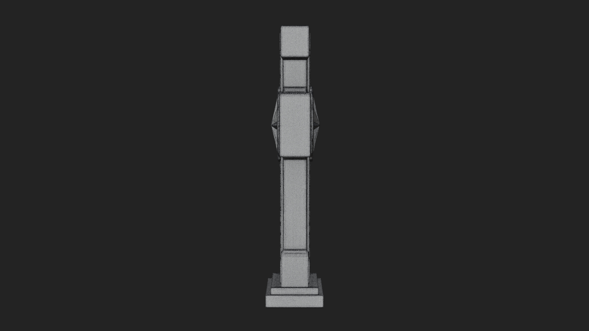Carved Relief Wall Cross Design 578 3D Print Model 3D Model