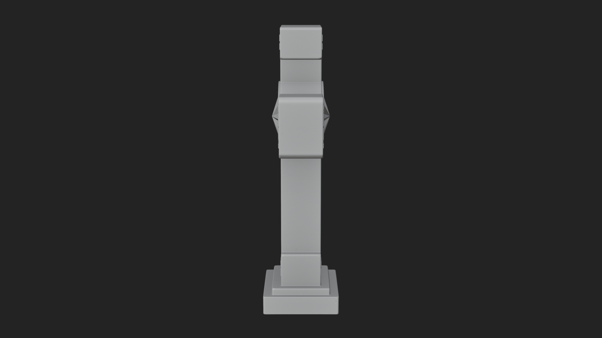 Carved Relief Wall Cross Design 579 3D Print Model 3D Model