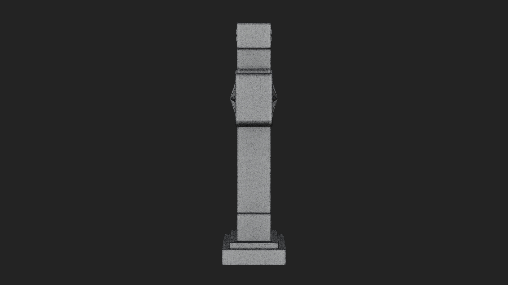 Carved Relief Wall Cross Design 579 3D Print Model 3D Model