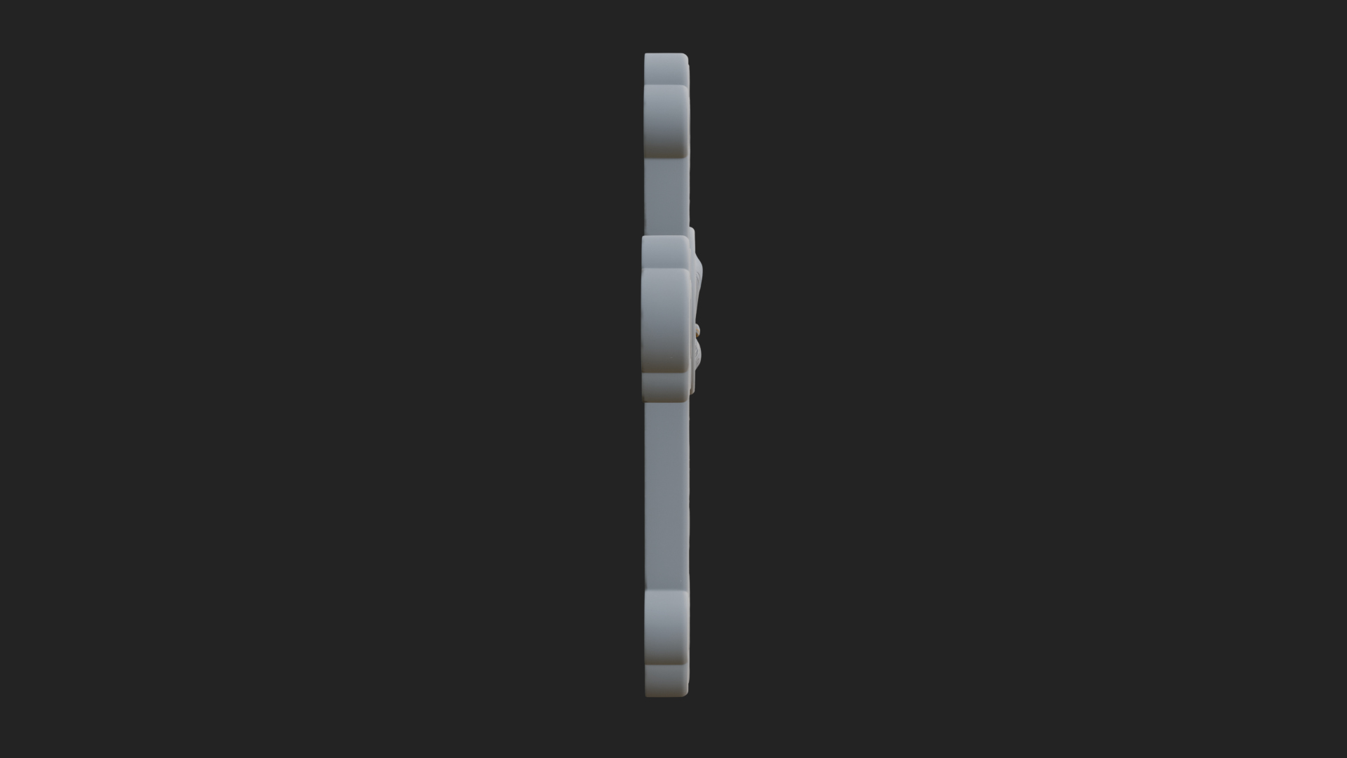 Carved Relief Wall Cross Design 58 3D Print Model 3D Model