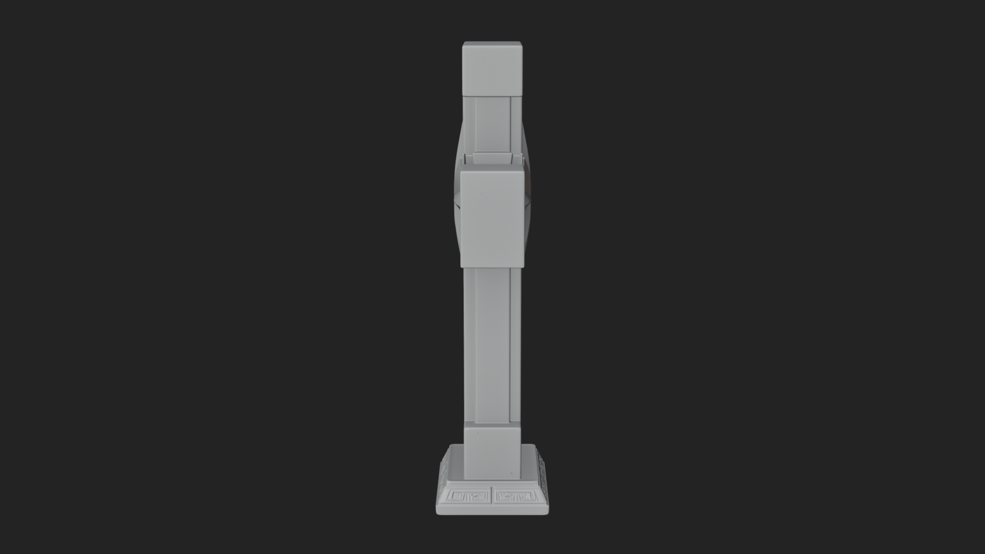 Carved Relief Wall Cross Design 581 3D Print Model 3D Model