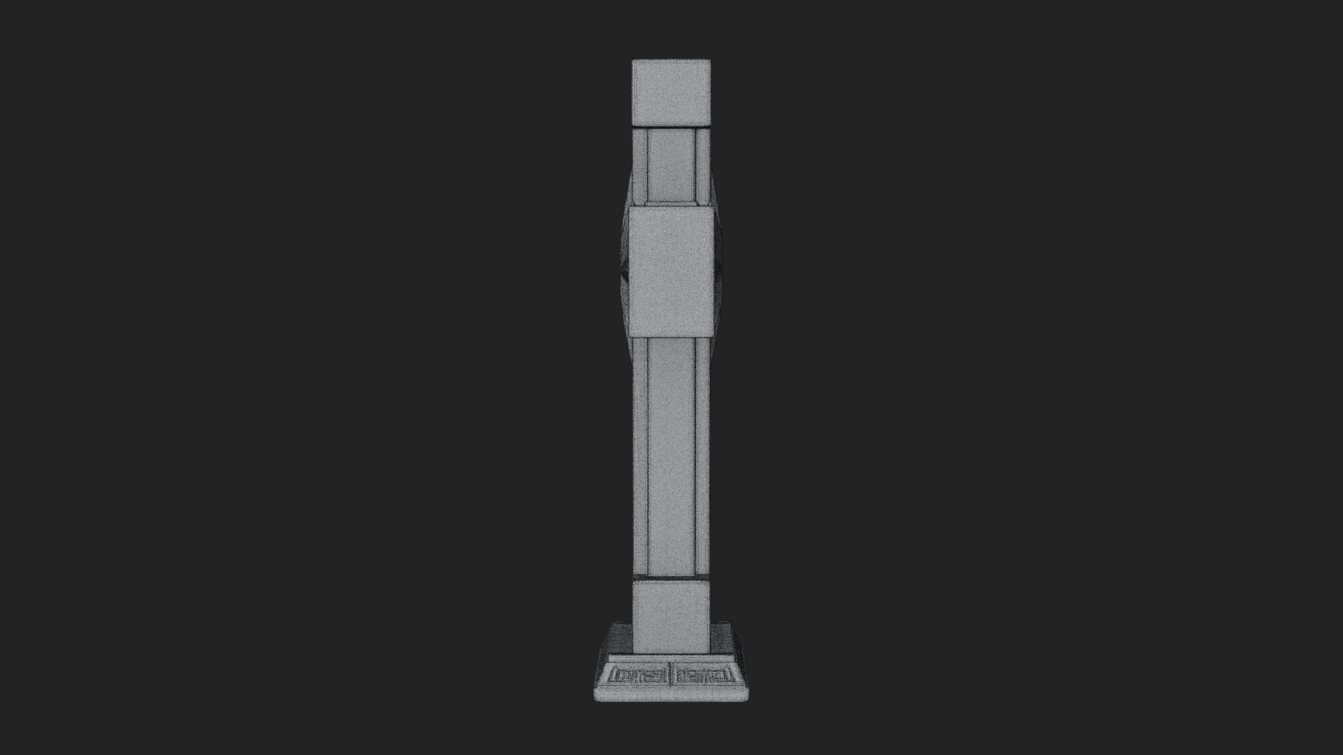 Carved Relief Wall Cross Design 581 3D Print Model 3D Model